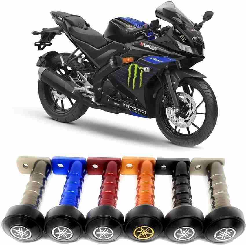 AutoPowerz Motorcycle Frame Slider Falling Protector Bike Crash Protector Pads Compatible for Yamaha R15 Red Rider Knee Slider Price in India Buy AutoPowerz Motorcycle Frame Slider Falling Protector B...
