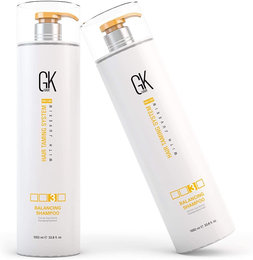 Buy GK HAIR Global Keratin Balancing Shampoo and Conditioner Sets 101 Fl  Oz300ml For Oily  Color Treated Hair Deep Cleansing Ideal for  OverProcessed and Environmentally Stressed Hair Online at Lowest Price