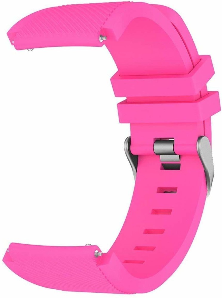 HIGAR 38mm SOFT SILICON BAND-PINK COLOR Smart Watch Strap Price in India -  Buy HIGAR 38mm SOFT SILICON BAND-PINK COLOR Smart Watch Strap online at