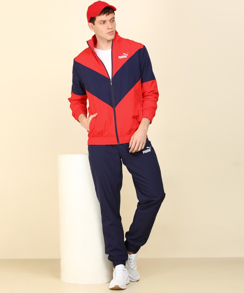 Blue and cheap red puma tracksuit