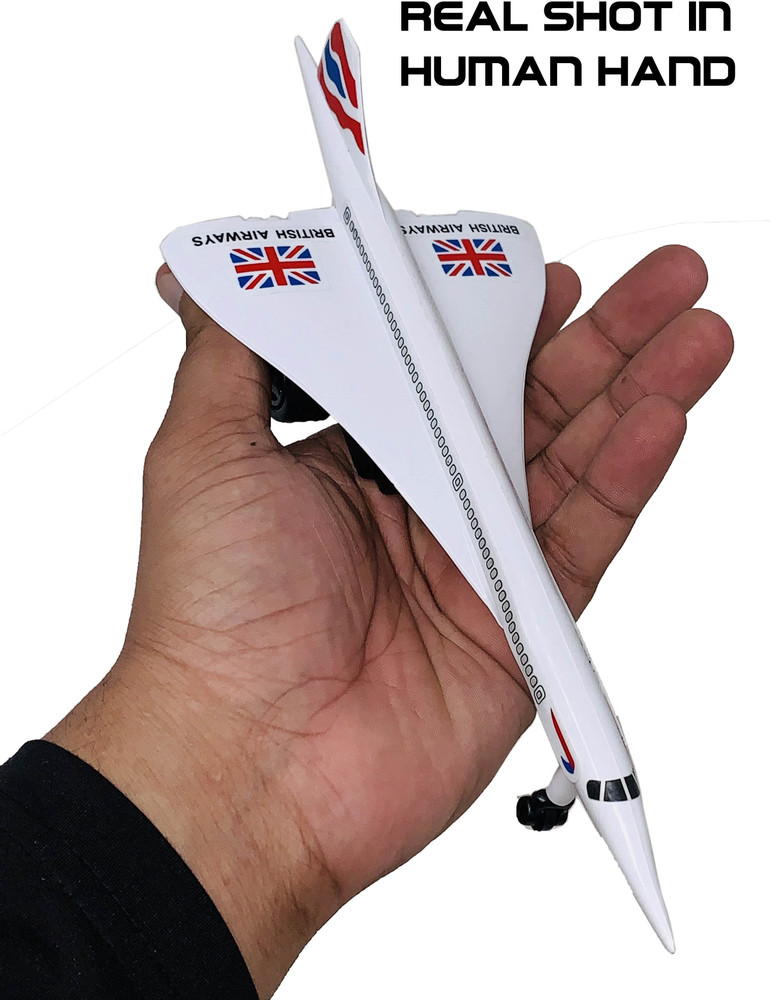 Gift Box 2 Small Size Plastic Made Indian Miniature Model Concorde