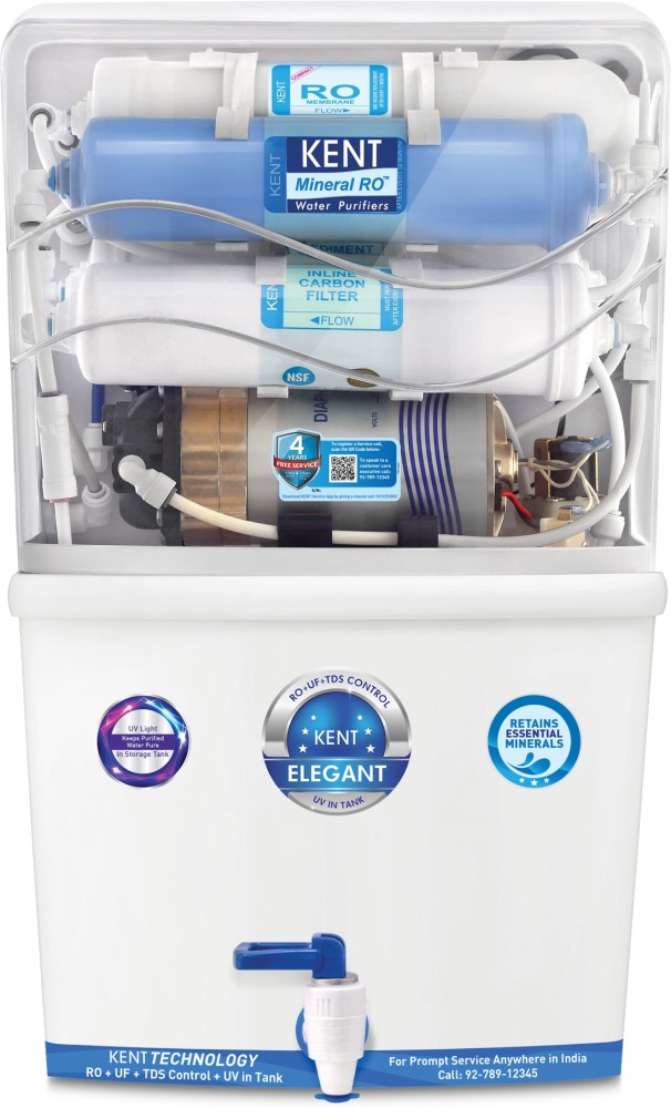 KENT ELEGANT 8 L RO + UV + UF + TDS Water Purifier - KENT 