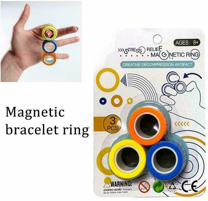 Fingears top magnetic rings