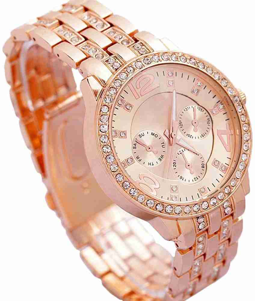 COSMIC GENEVA DIAMOND STUDDED BIG SIZE DIAL 32 MM DIAMETER PARTY WEAR GIRLS LADIES Analog Watch For Women Buy COSMIC GENEVA DIAMOND STUDDED BIG SIZE DIAL 32 MM DIAMETER