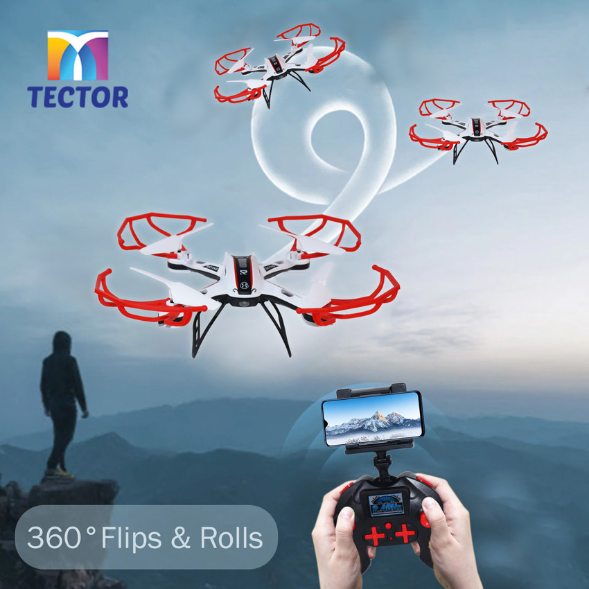 fpv drone red camera