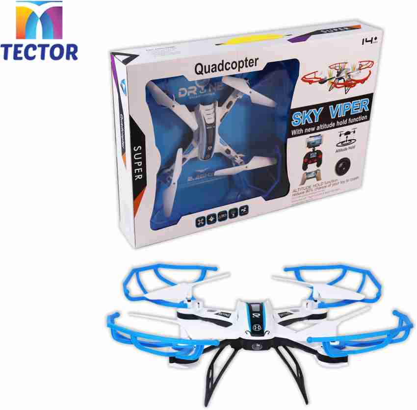 Tector Sky Viper FPVDrone WiFi Hd Camera Blue Drone