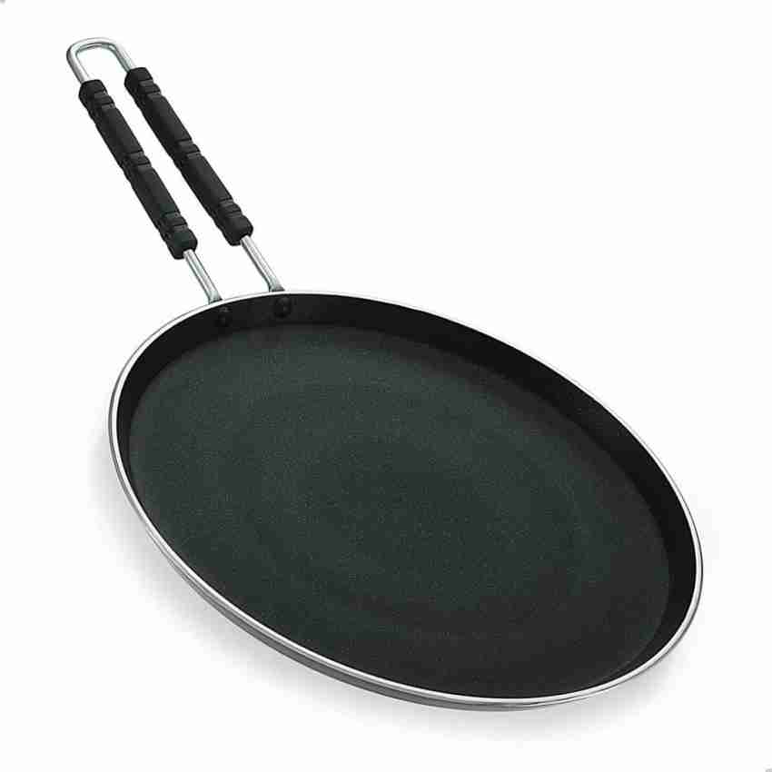 Aluminium Diamond Non Stick Flat Dosa Tawa, Diameter: 8 Inch