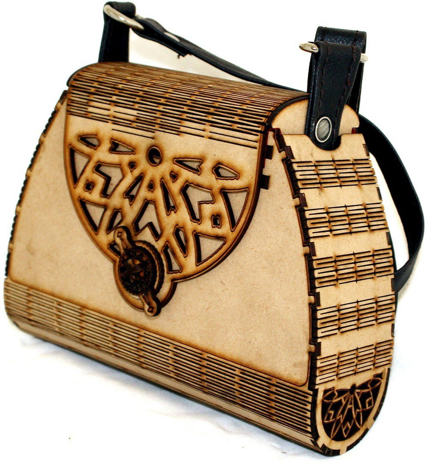 Wooden sling bag best sale