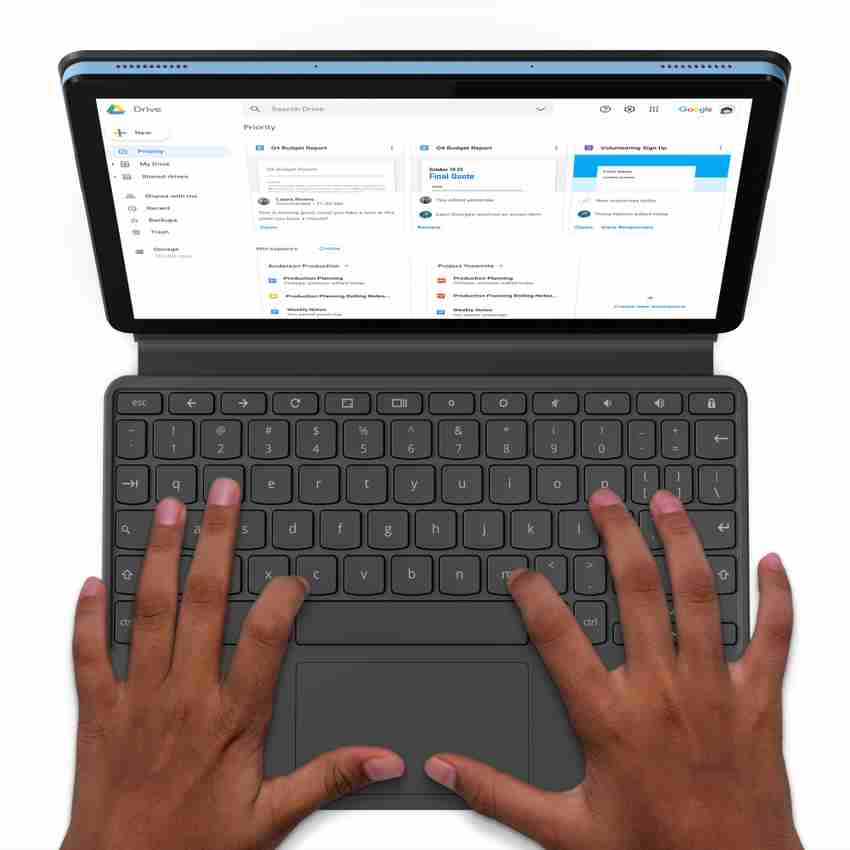 Lenovo Ideapad Duet Chromebook 4 GB RAM 128 GB ROM 10.1 inch with Wi-Fi Only Tablet (Ice Blue, Iron Grey) Price in India - Buy Lenovo Ideapad Duet Chromebook 4 GB RAM 128 GB ROM 10.1 inch with Wi-Fi Only Tablet (Ice Blue, Iron Grey) Ice Blue Lenovo Ideapad Duet Chromebook 4 GB RAM 128 GB ROM 10.1 inch with Wi-Fi Only Tablet (Ice Blue, Iron Grey) Price in India - Buy Lenovo Ideapad Duet Chromebook 4 GB RAM 128 GB ROM 10.1 inch with Wi-Fi Only Tablet (Ice Blue, Iron Grey) Ice Blue