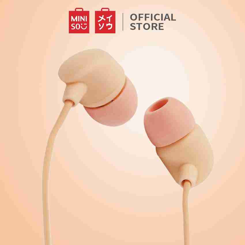 Miniso earphones hotsell double moving coil