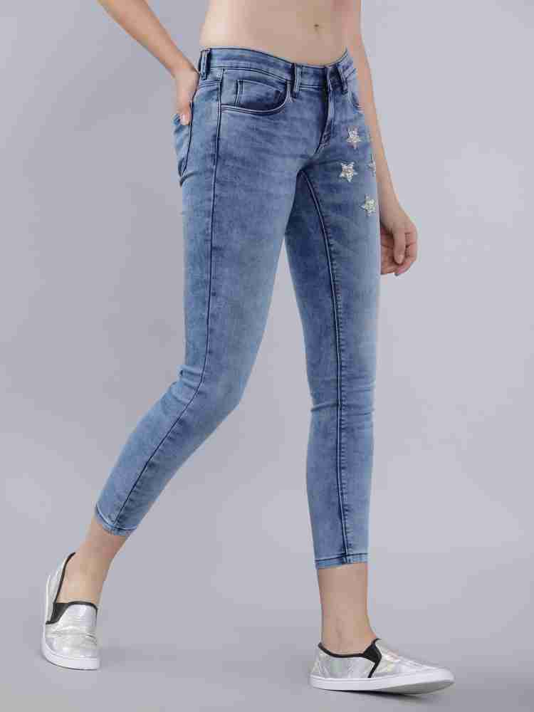 Tokyo Talkies Skinny Women Blue Jeans - Buy Tokyo Talkies Skinny Women Blue  Jeans Online at Best Prices in India