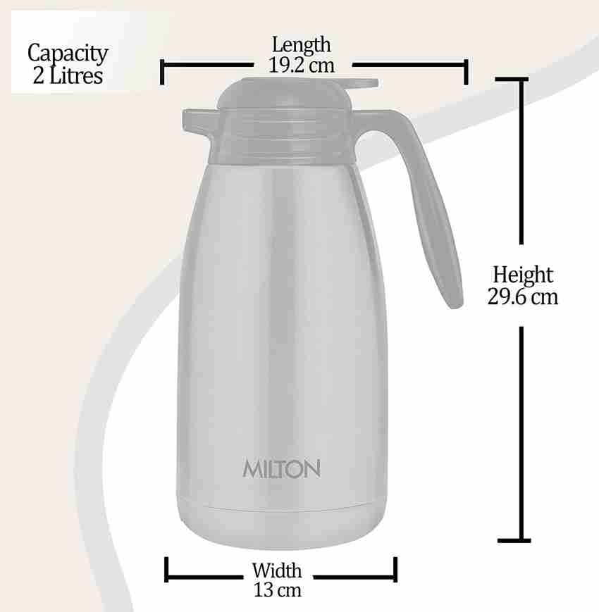 MILTON 2 L Steel Kettle Jug Price in India