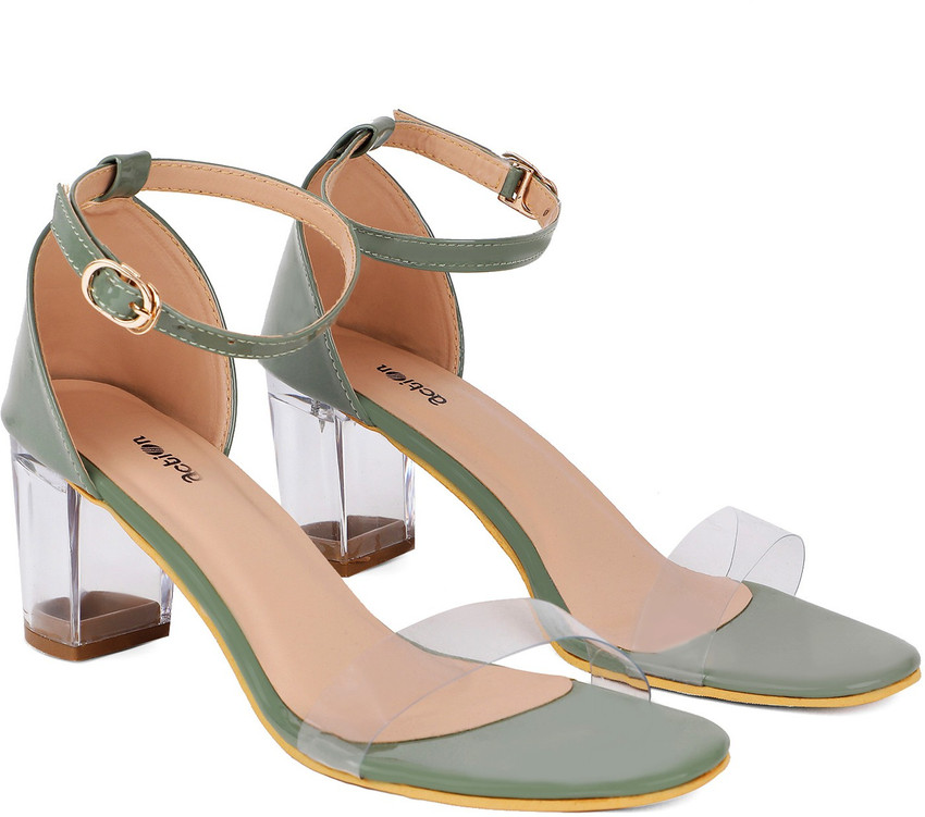 Olive green 2024 shoes heels