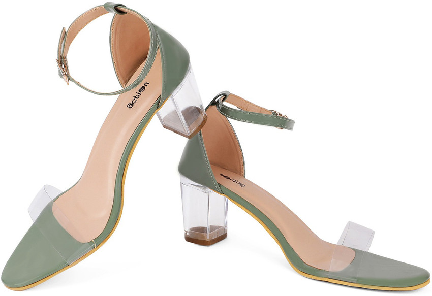 Olive green 2024 high heels