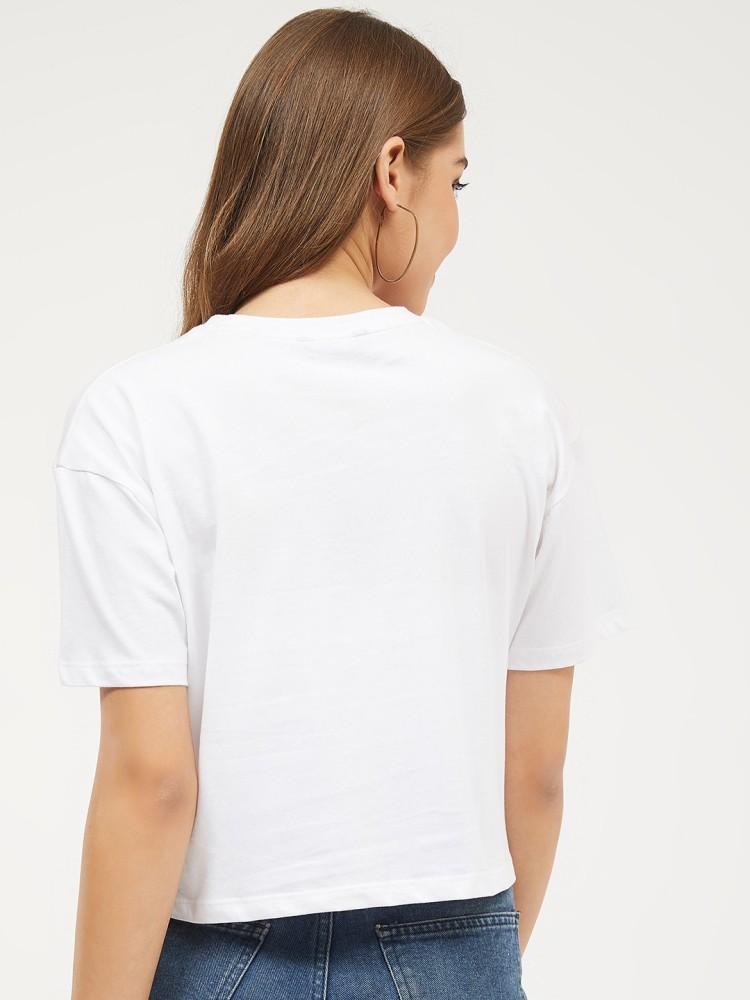 Harpa T-shirts : Buy Harpa Women Round Neck Short Sleeves Printed T-Shirt  Online