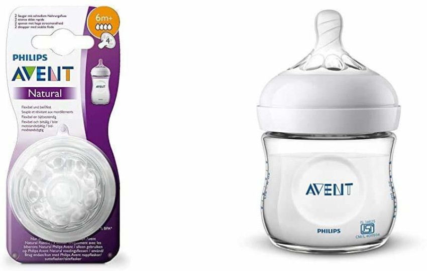 Buy Philips Avent Natural 2. 0 Teat Fast Flow For ,6 M, Set Of 2 Online at  Best Prices in India - JioMart.