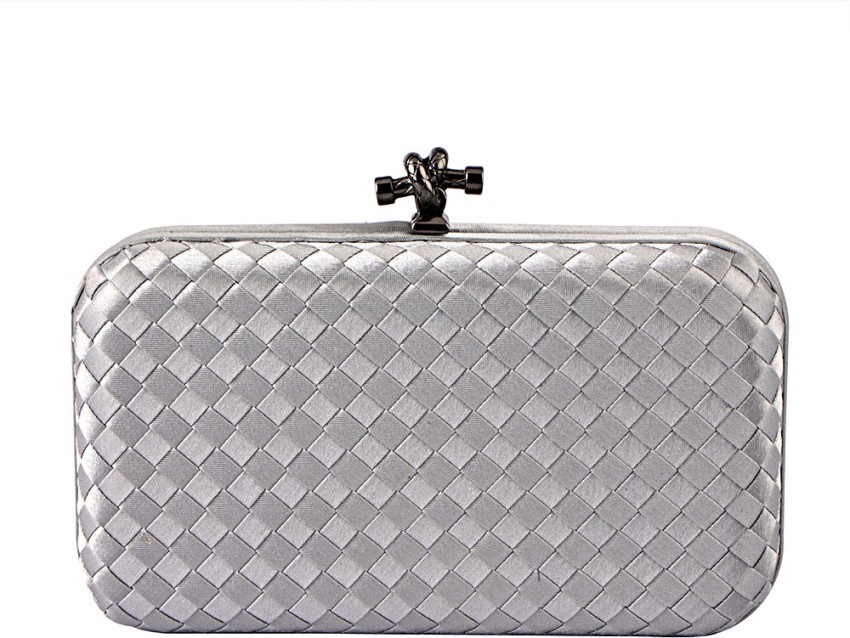 Silver Embellished Clutch Bag - TK Maxx UK