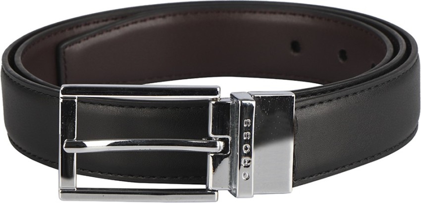 Buy Cross Men's Genuine Leather Belt with Buckle - Black/Brown
