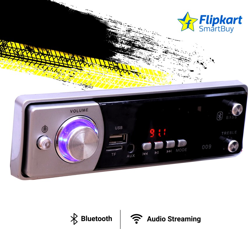 Car stereo player with outlet bluetooth