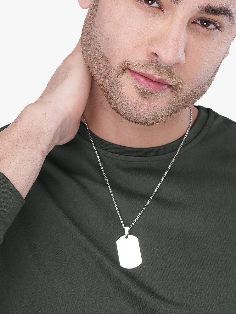Mens dog tag photo locket clearance