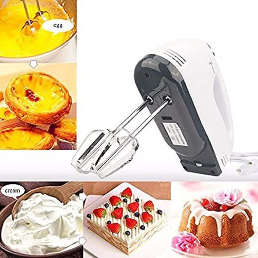 Electric Hand Mixer, 7-Speed Hand-Held Egg Beater Whisk Breaker