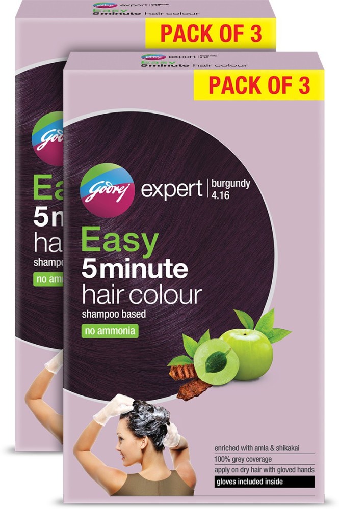 Godrej Expert Rich Cream Hair Colour Shade 4.16 Burgundy Pack of 4 | eBay