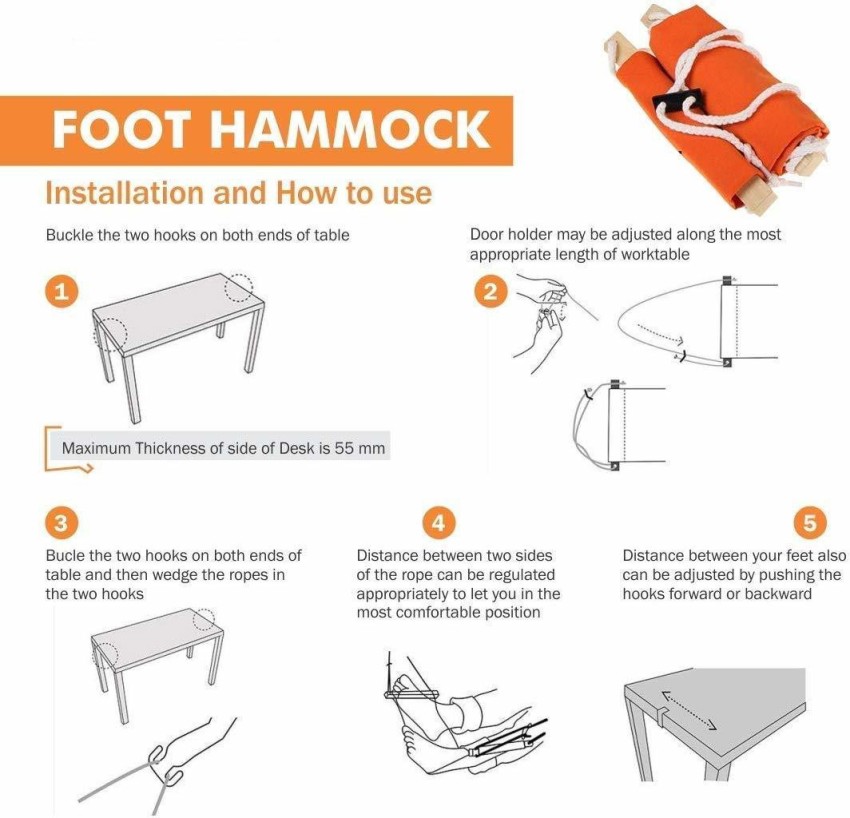 Table Feet Hammock - GEEKYGET