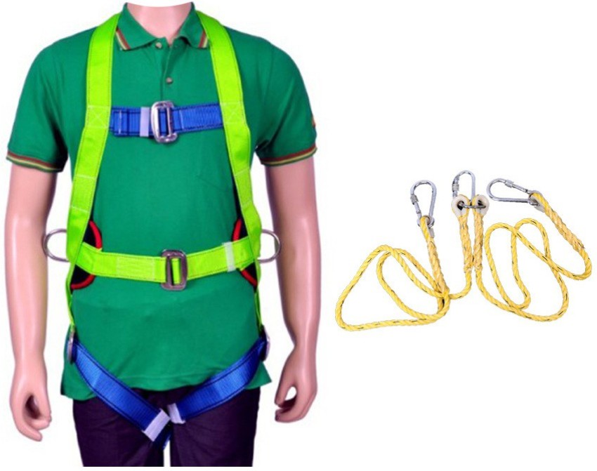 Industrial Business Solution Full Body Safety Belt 1005 (Harness) with  Lanyard 1.8 mtr Rope Hook 205 Safety Harness - Buy Industrial Business  Solution Full Body Safety Belt 1005 (Harness) with Lanyard 1.8