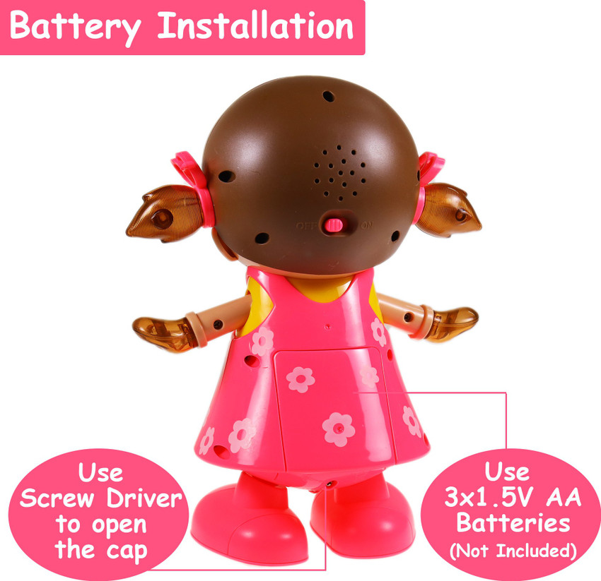 Dancing shop girl toy