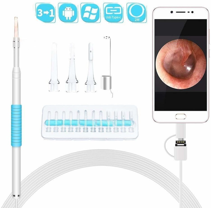 Ear Cleaner Camera Endoscope Ear Wax Removal Tool with Camera LED