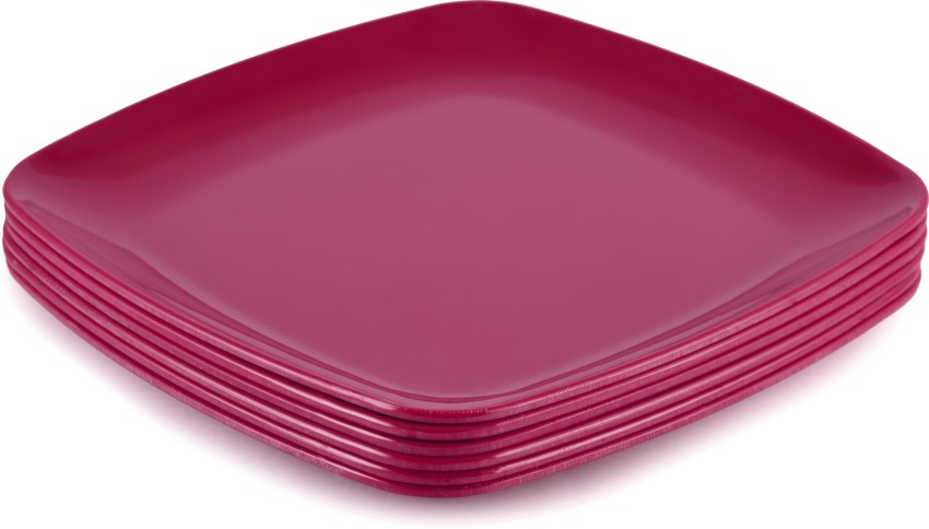 UPC 100% Pure Food Grade Melamine Snack Plates - Highly Durable and  Hygeinic for everyday use - Snack Plate size ~7inch (Set of 6) Sizzler Tray  Price in India - Buy UPC