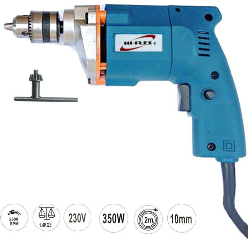 HI FLEX 10 MM Drill Machine Pistol Grip Drill Price in India Buy