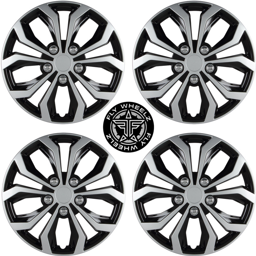 FLY WHEELZ Fly Wheels Dual Color Silver Black 12 inch Tyre Sport
