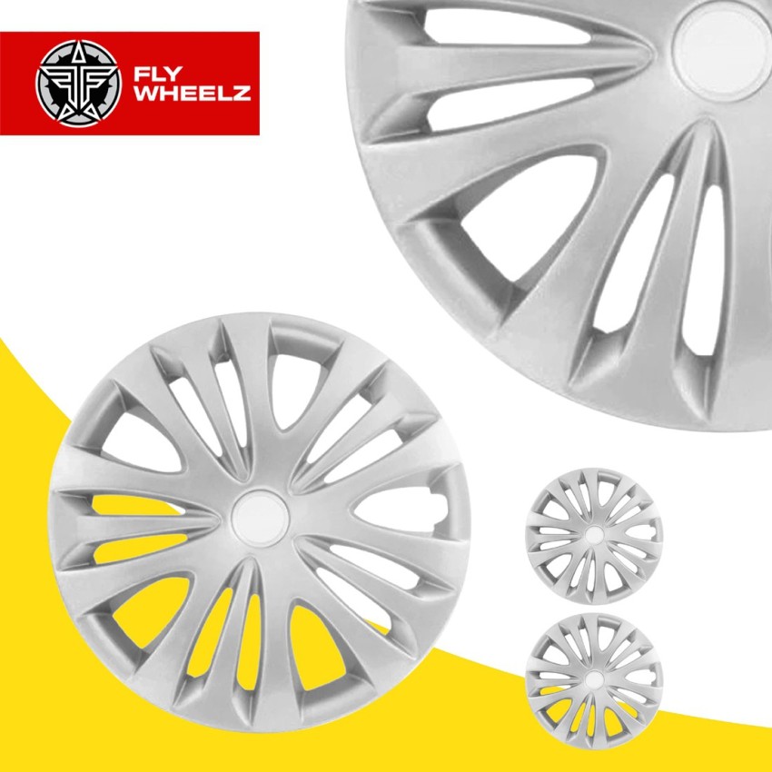 FLY WHEELZ Car Wheel/Rim Cover Caps ERTIGA 15 inches Silver Press