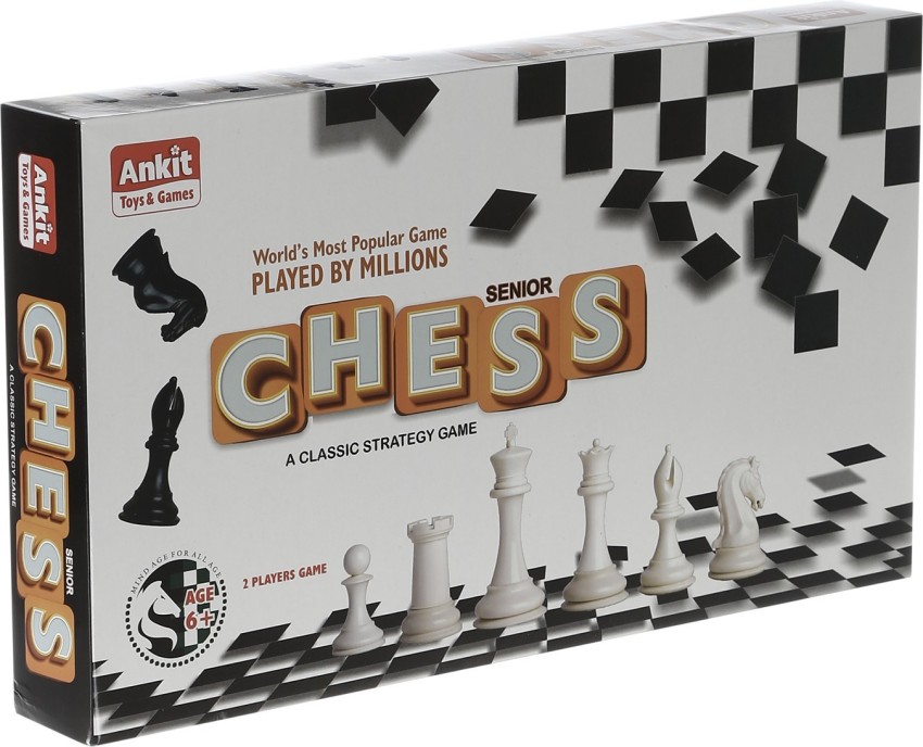 Ankit Toys Chess Board Game - Black White - Ankit Toys Manufacturing Company