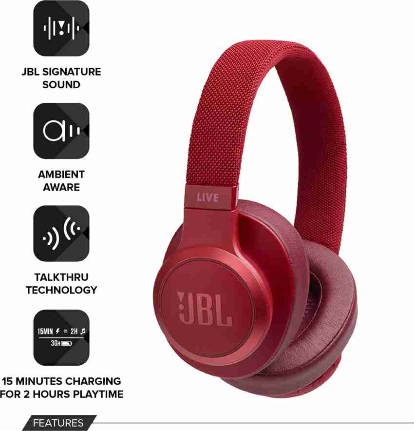 JBL Live 500BT Voice Enabled with 30 Hours of Playtime and FAST