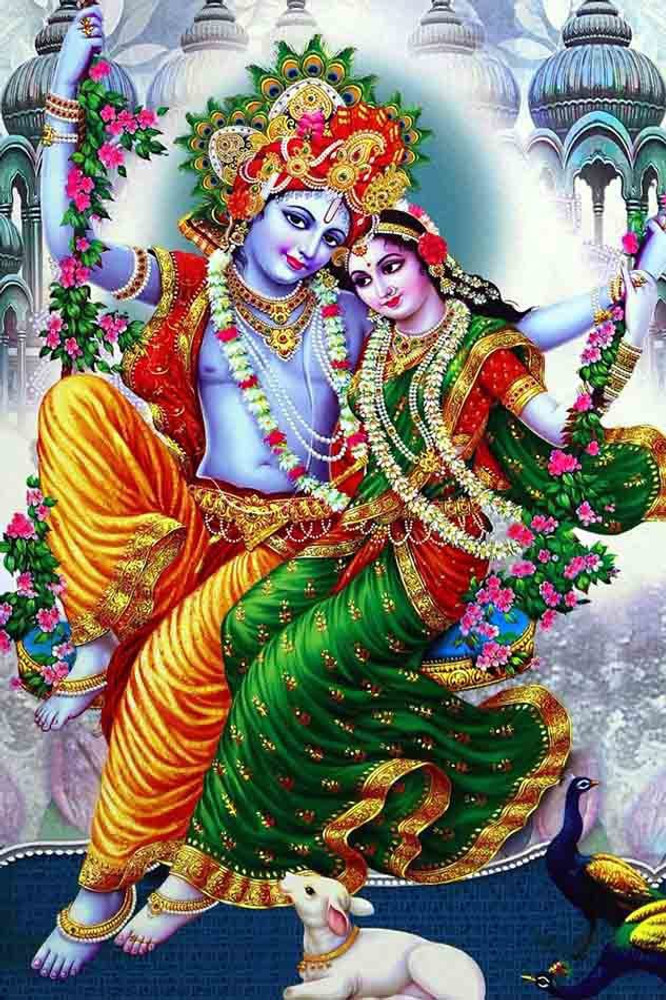 God radha online krishna images
