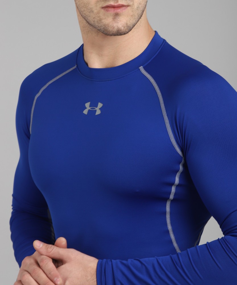 UNDER ARMOUR Sporty Men Round Neck Blue T-Shirt - Buy UNDER ARMOUR Sporty  Men Round Neck Blue T-Shirt Online at Best Prices in India
