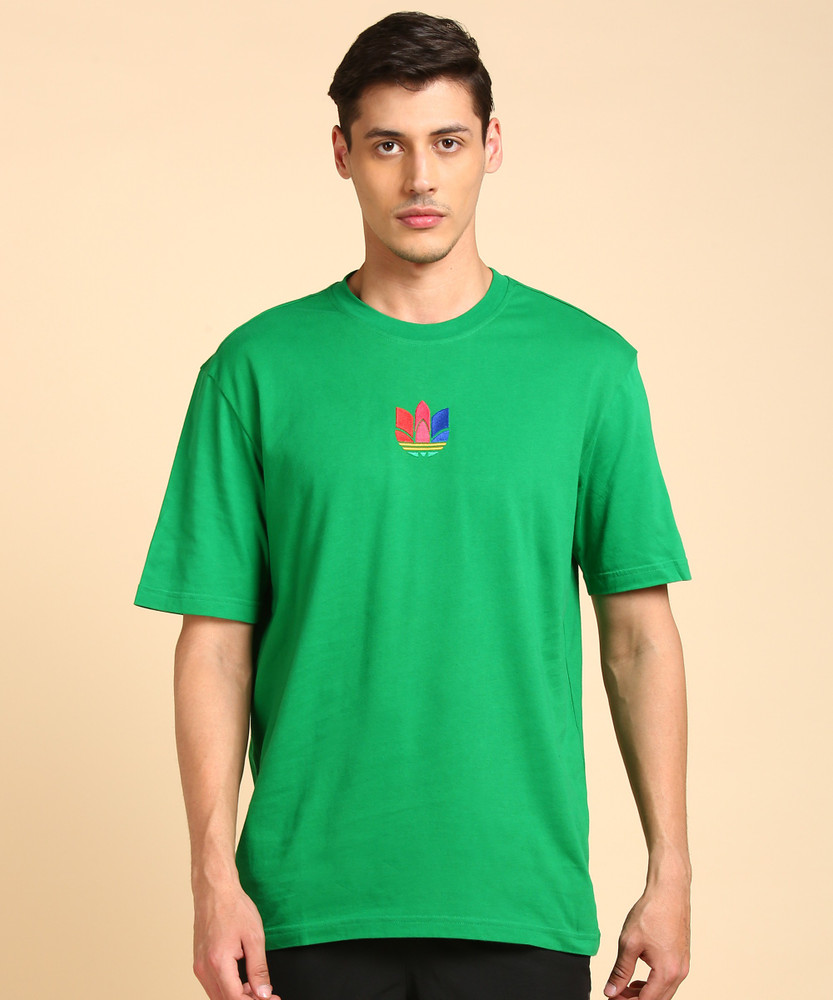 ADIDAS ORIGINALS Sporty Men Round Neck Green T Shirt Buy ADIDAS ORIGINALS Sporty Men Round Neck Green T Shirt Online at Best Prices in India Flipkart