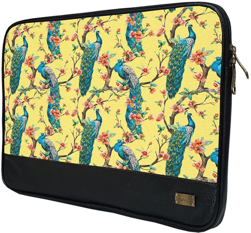 Flipkart mAUj Vintage Peacock Canvas Leather 13 Inch Laptop Sleeve Laptop Sleeve Cover Laptop Sleeve Cover