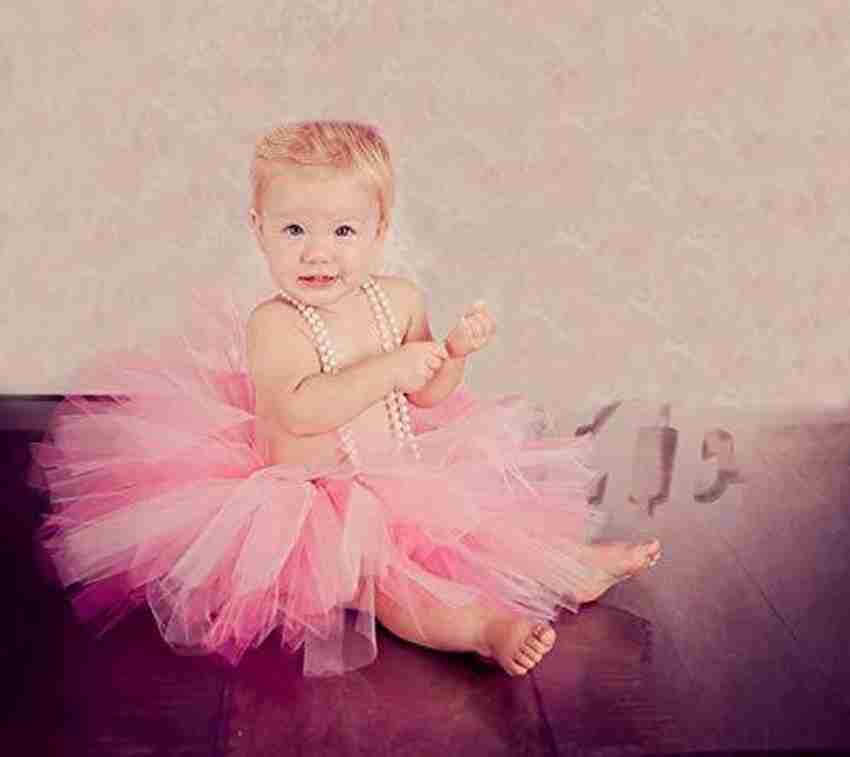 Light pink tutu for baby top