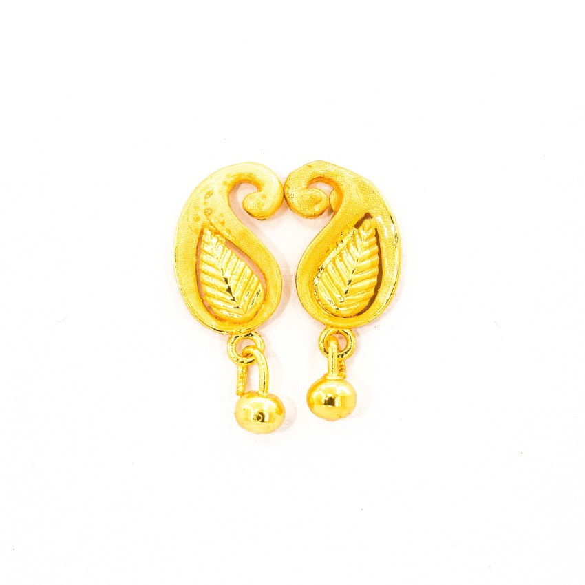 Gold Earrings Designs for Daily Use  Dhanalakshmi Jewellers