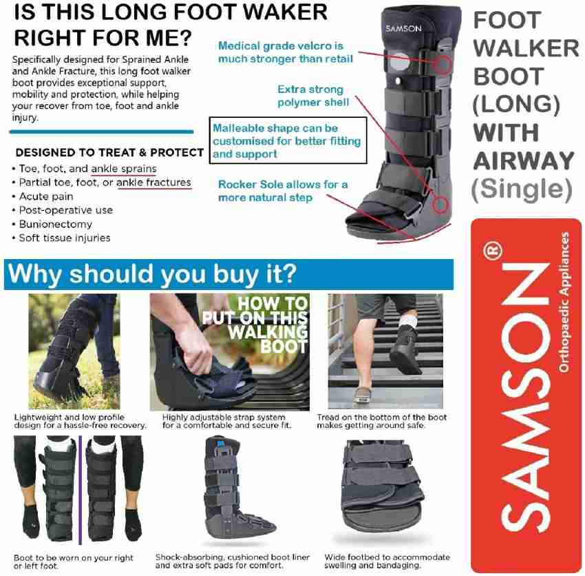 Tall Air CAM Walker Boot for Broken Foot, Sprained Ankle, Fractures,  Achilles