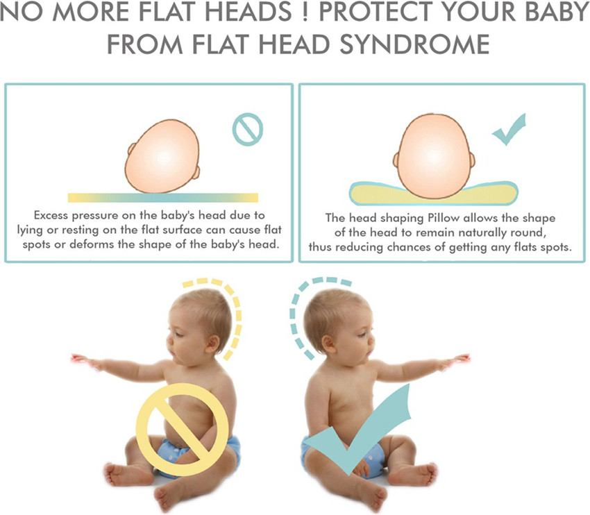 Pillow to avoid flat head discount