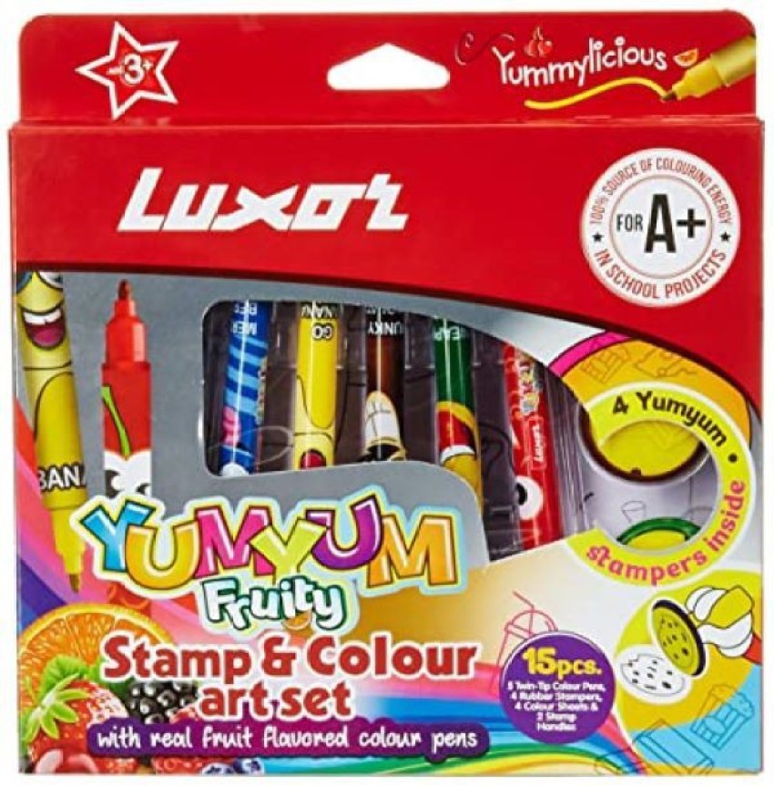 Buy Luxor 3+ Single Colour Sketch Pens 949 Black Pack Of 10 Online |  Flipkart Health+ (SastaSundar)