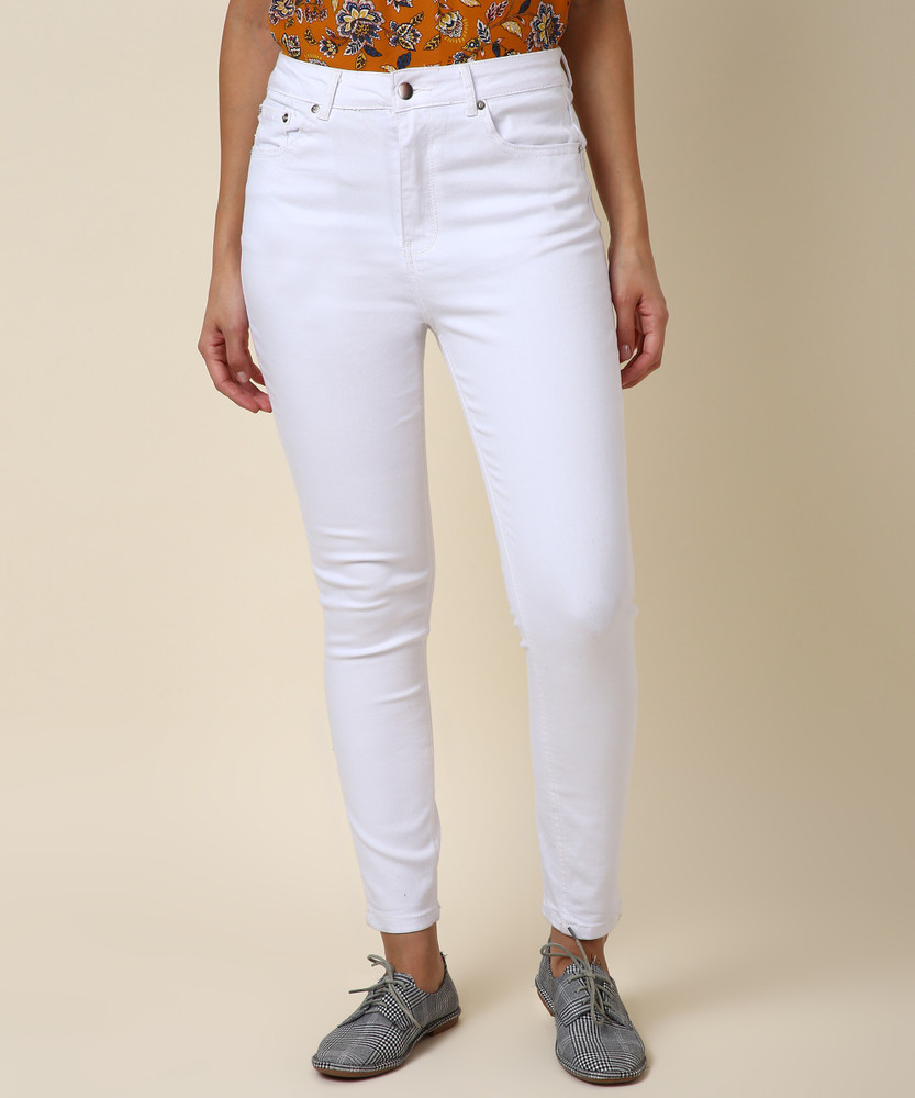 FOREVER 21 Skinny Women White Jeans Buy FOREVER 21 Skinny Women