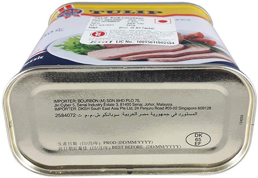 TULIP Pork Luncheon Meat, 340g, Pack of 4 Meat Price in