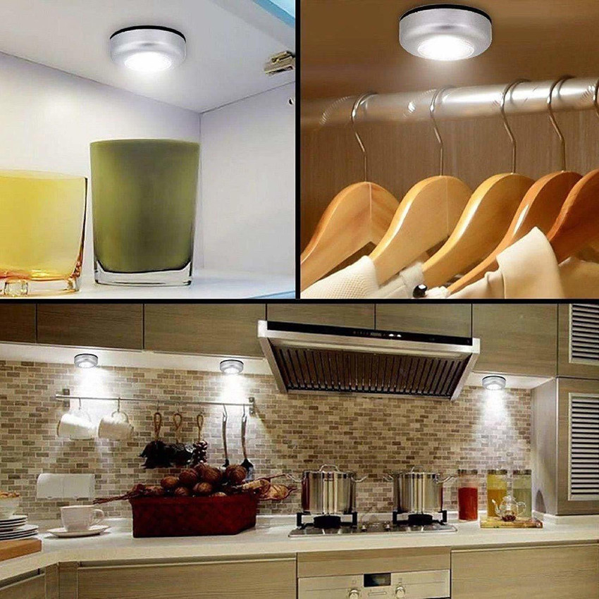 Battery powered hot sale recessed ceiling lights