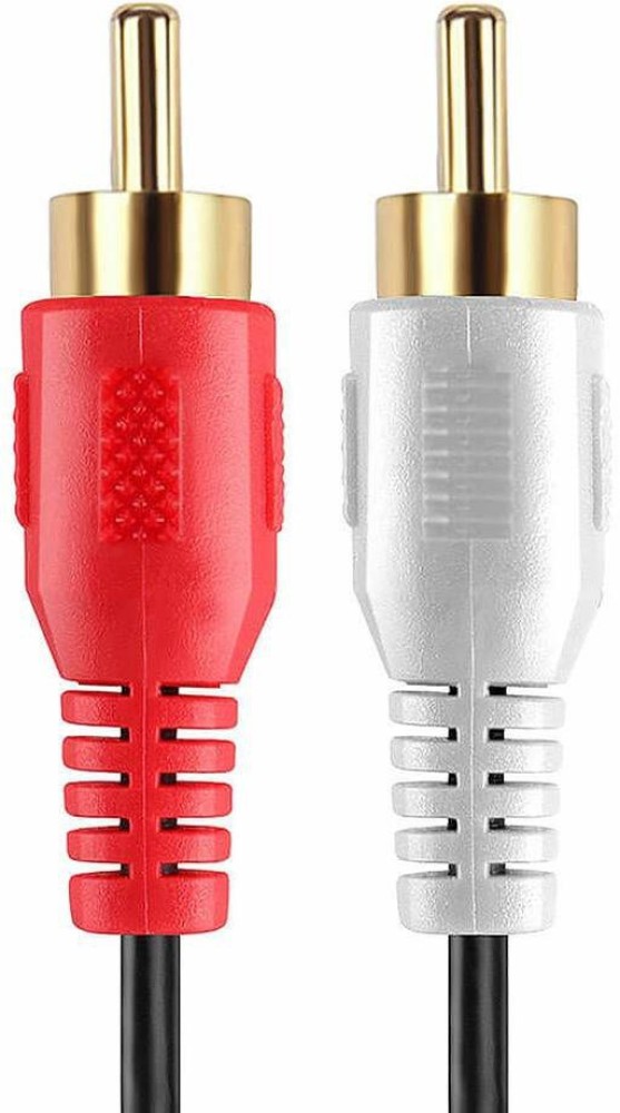 Cabletime 6.35mm 2 Rca Jack Cable