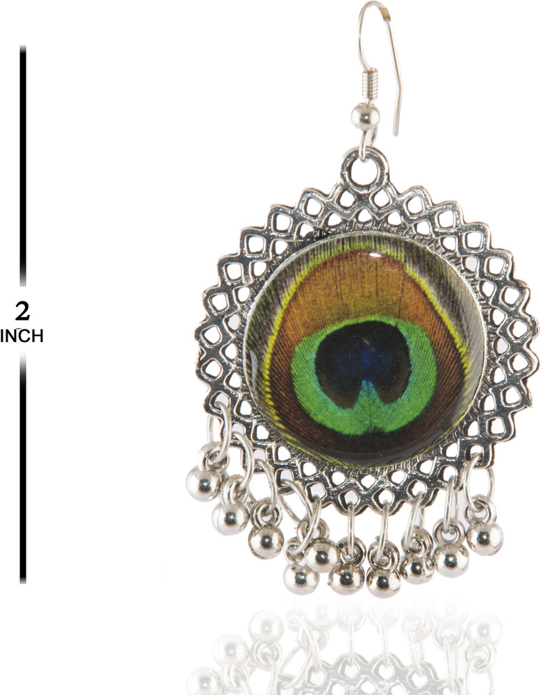 Feather earrings store online flipkart
